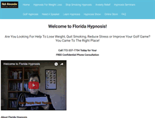 Tablet Screenshot of floridahypnosis.org